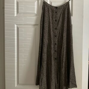 Black and Gray long Skirt